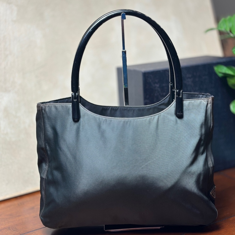 AUTHENTIC Prada green handbag.